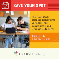 Building Behavioral Services That Reintegrate and Graduate Students: The Path Back
