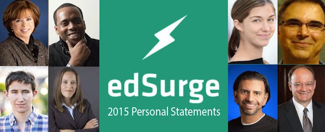 EdSurge 2015 Personal Statements