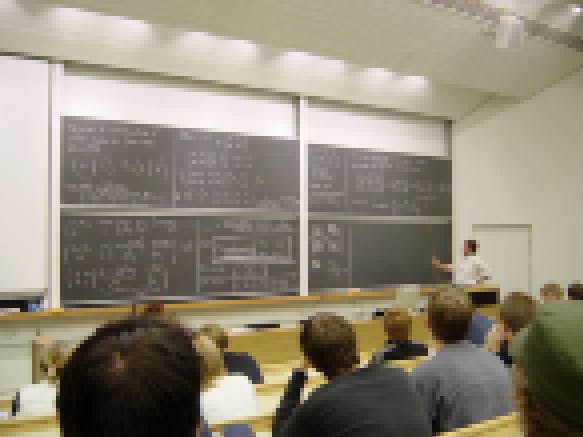 Professor giving a lecture