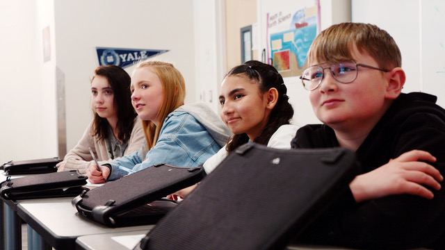 Ms. Wimberly’s class at Milagro Middle School [image]