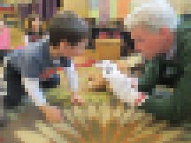 Danny LaBrecque communicates through play at The Nature Preschool at Irvine Nature Center in Owings Mills, Maryland Danny LaBrecque communicates through play at The Nature Preschool at Irvine Nature Center in Owings Mills, Maryland