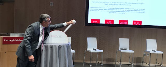 With Flip of a Giant Ceremonial Switch, CMU Starts Effort to Energize ‘Learning Engineering’