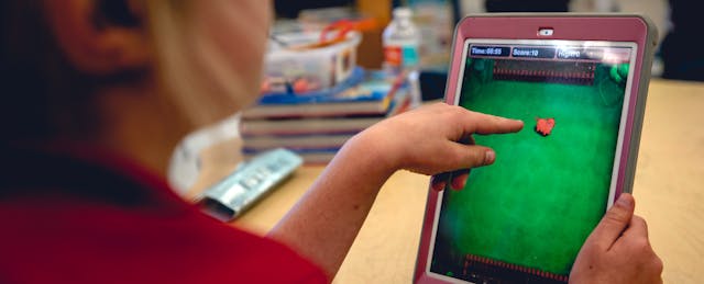 How Tablet Games Can Teach Skills to Students with Visual Impairments