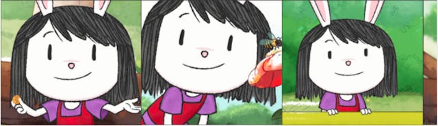 When the Animated Bunny in the TV Show Listens for Kids’ Answers — and Answers Back