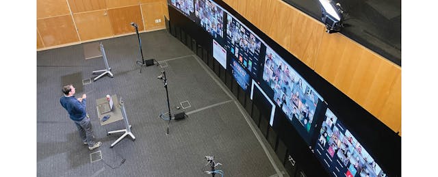 That Class Where Stanford Profs Projected Hundreds of Zoom Students on a Video Wall