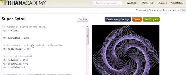 Stars and Kisses for Khan Academy's
CompSci Program