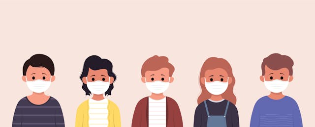 Amid Legal Battles, Masks Become Part of One School’s Dress Code