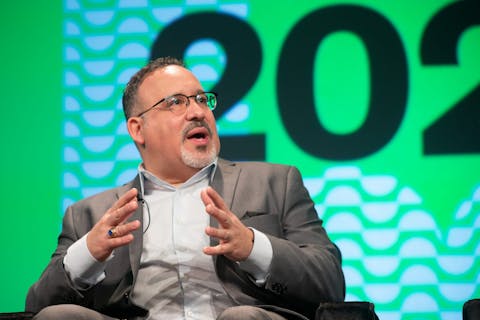 With Few Details But Big Ideas, Sec. Cardona Pushes Total Reimagining of Education