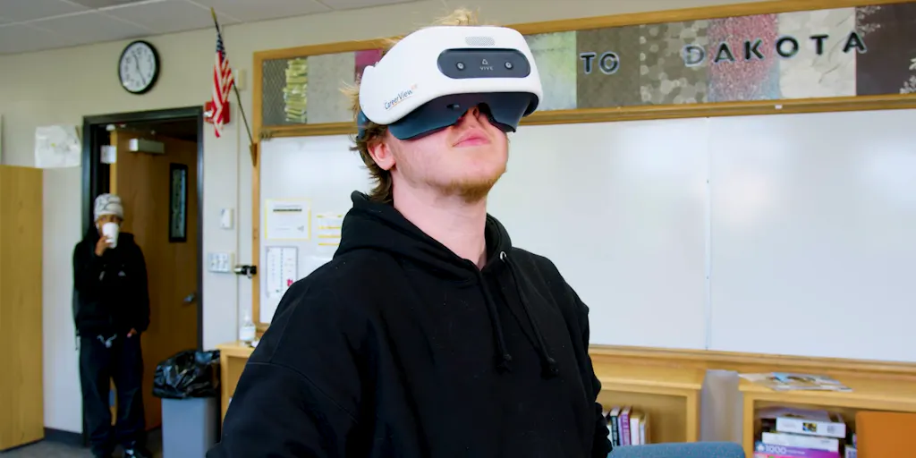 VR يمنح أطفال داكوتا الشمالية بداية مهنية مبكرة
