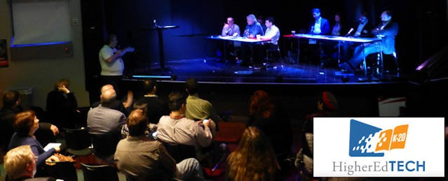 Joel Klein and Larry Summers at CES HigherEdTech Summit