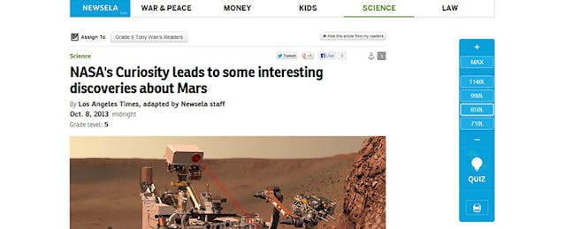 Newsela Raises $1.2M to Help Kids Read the News
