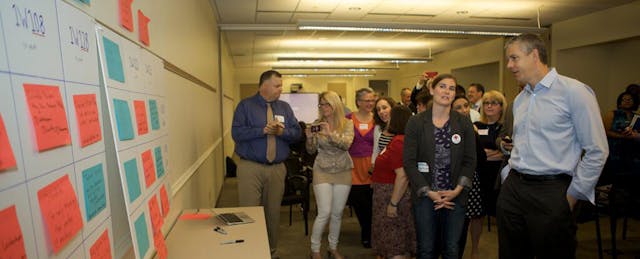 Arne Duncan Visits Edcamp at Department of Education HQ