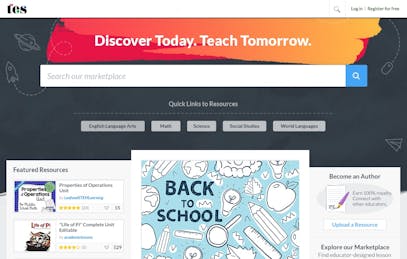 TES Online Marketplace for Teacher Materials Opens