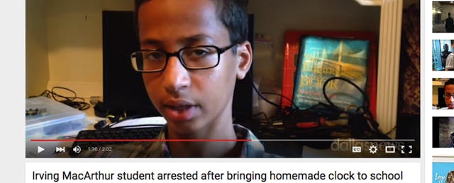 #IStandWithAhmed: Arrest of Texas Student with Homemade Clock Brings Social Media Storm