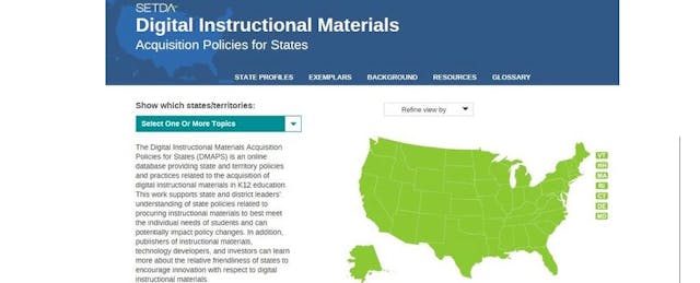 Mapping Digital Instructional Materials Procurement