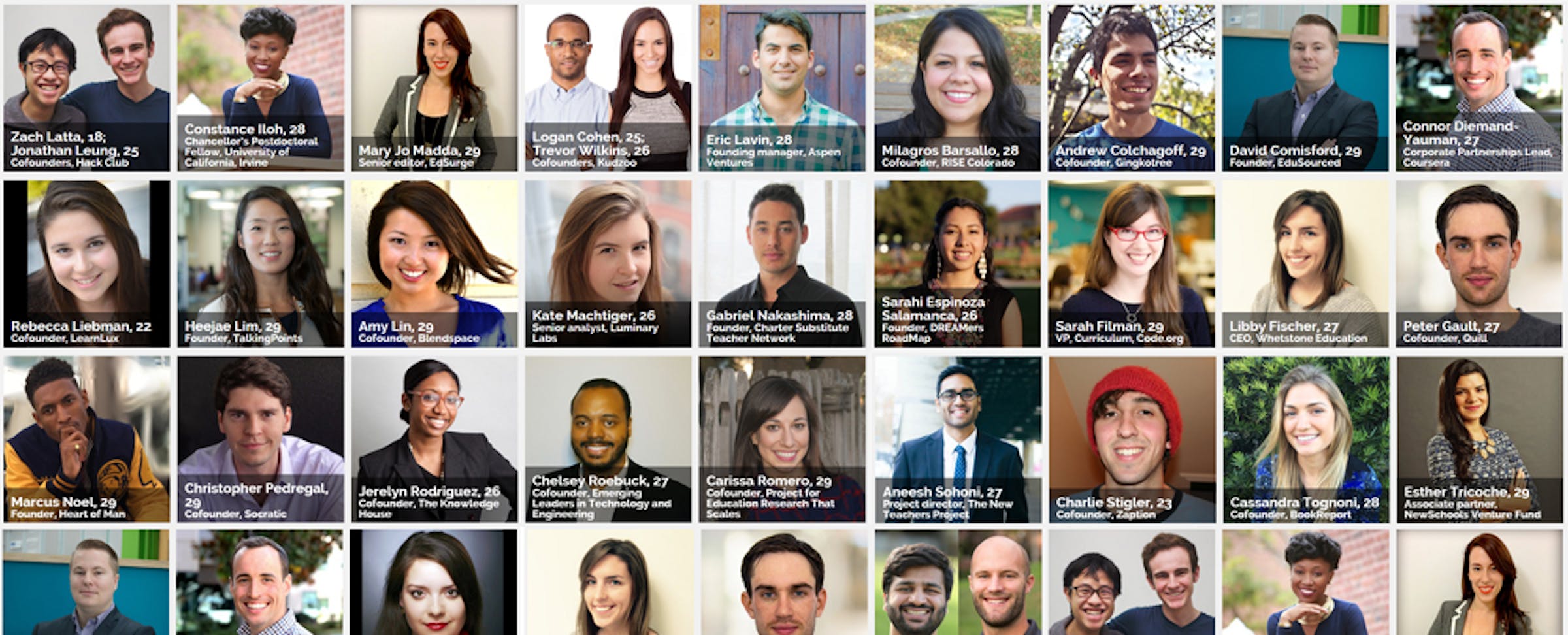 Forbes’ ‘30 Under 30’ Education Changemakers To Watch In 2016 