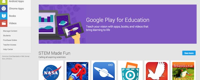 Google Play For Education Is Going Away