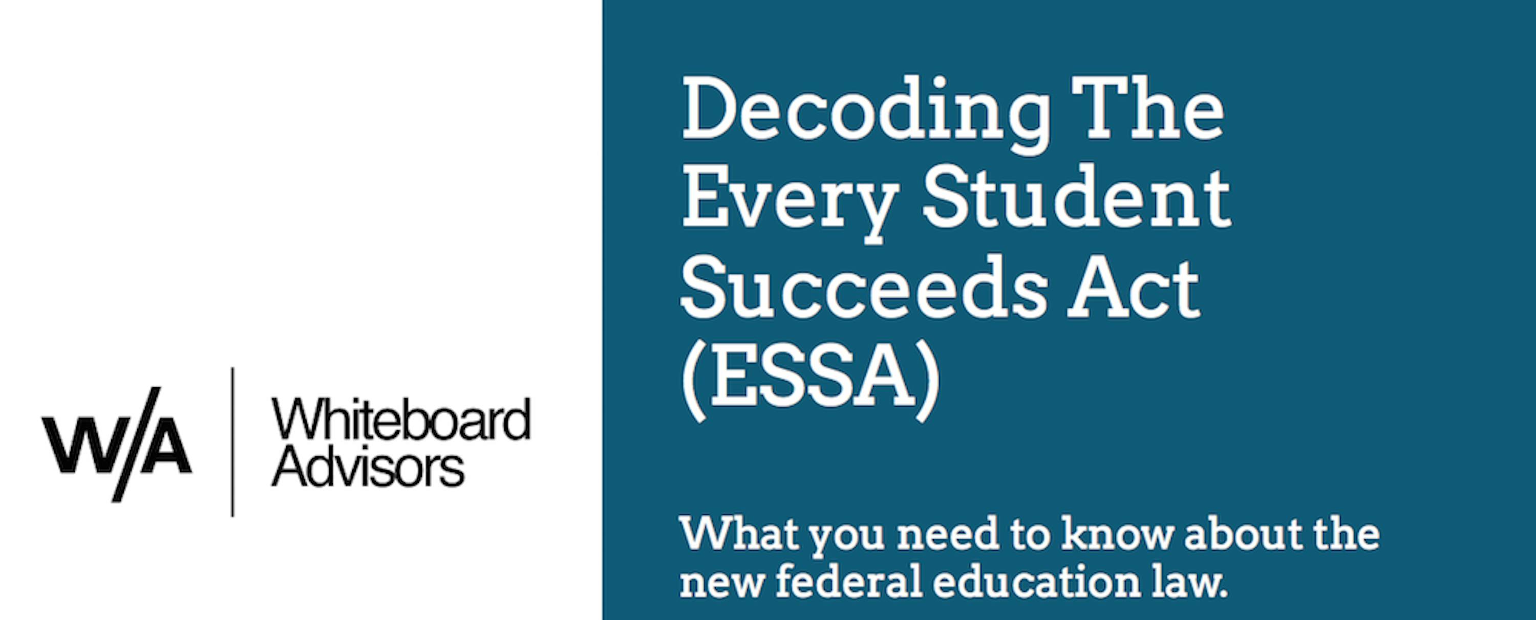 All You Need to Know About ESSA in One Hour EdSurge News