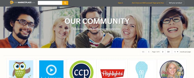 Houghton Mifflin Harcourt Launches New Marketplace for Companies and Teachers