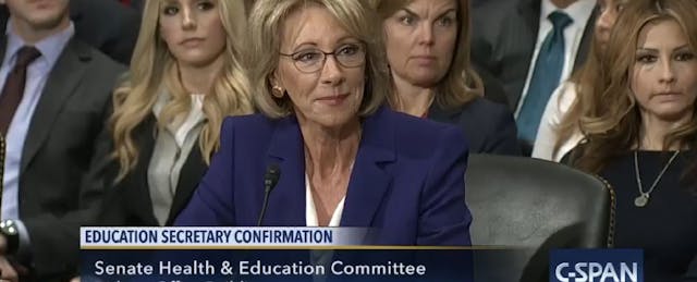 Senate Committee Votes to Move Betsy DeVos Nomination Forward