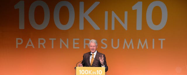 Bill Clinton Reiterates Obama’s Commitment to Add 100,000 STEM Teachers to the Workforce