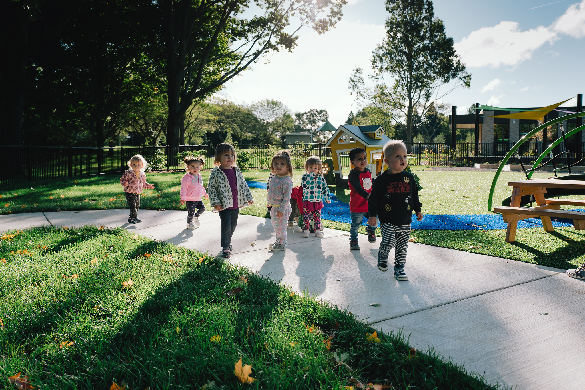 An on-site child care center, "The Eddy," in Benton Harbor, Michigan, which KinderCare built at the headquarters of Whirlpool, a home appliance company. Photos courtesy of KinderCare Learning Companies.